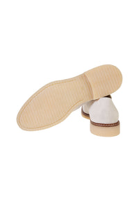 Mocassins à lacets en cuir - Sable