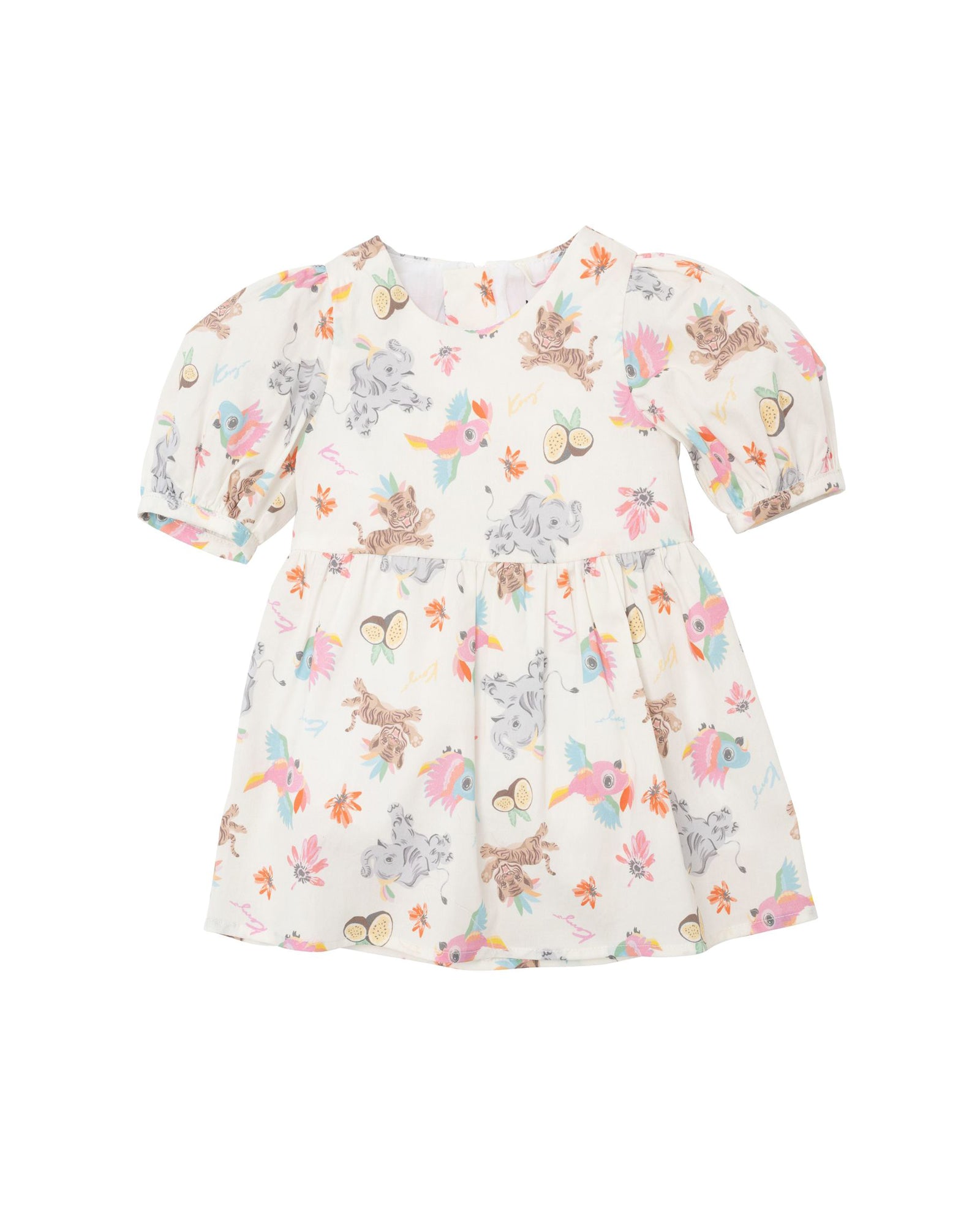 Robe en imprimé - Naturel