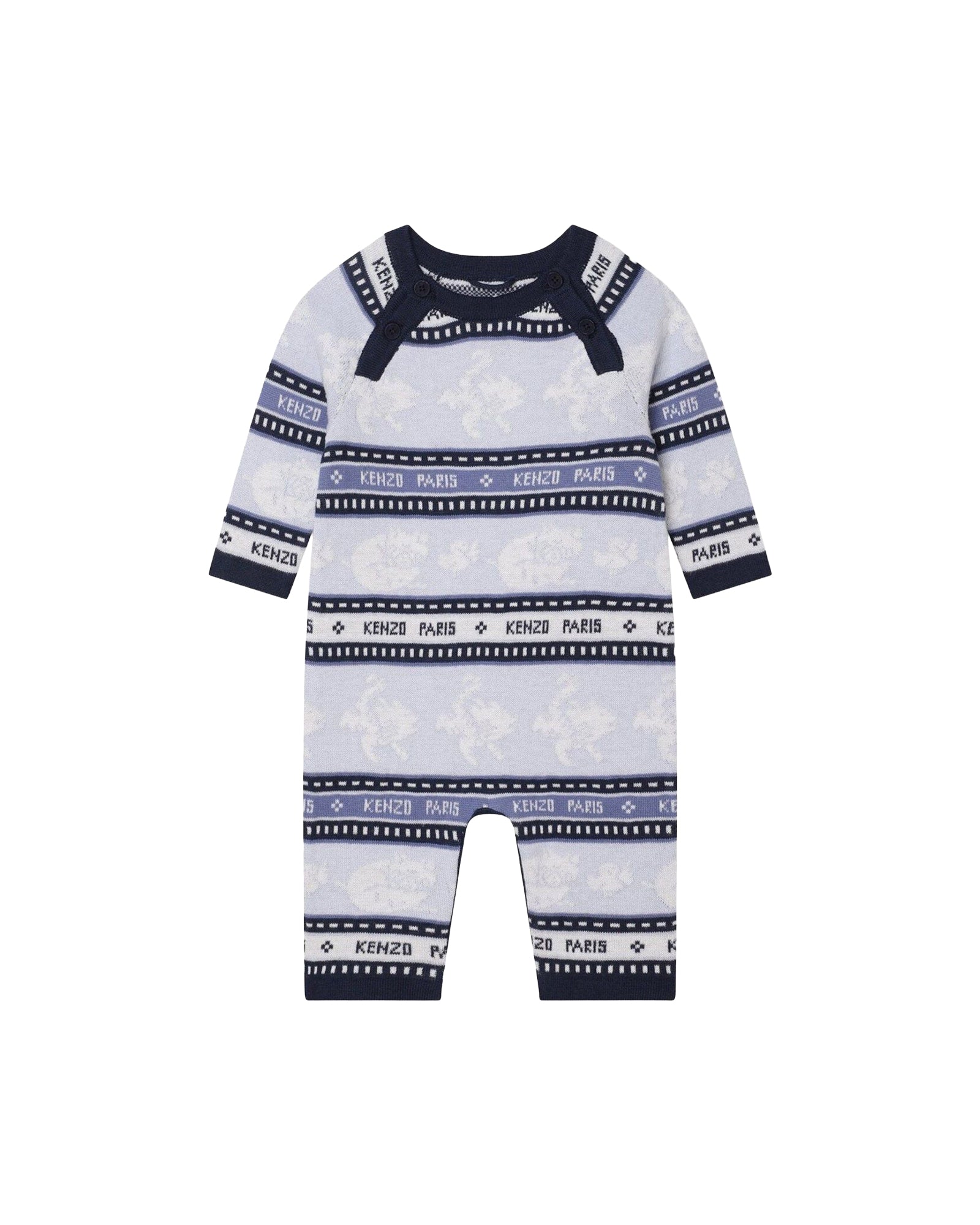 Cotton knit jumpsuit - Ciel
