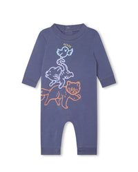 Combinaison en coton - Ocean blue