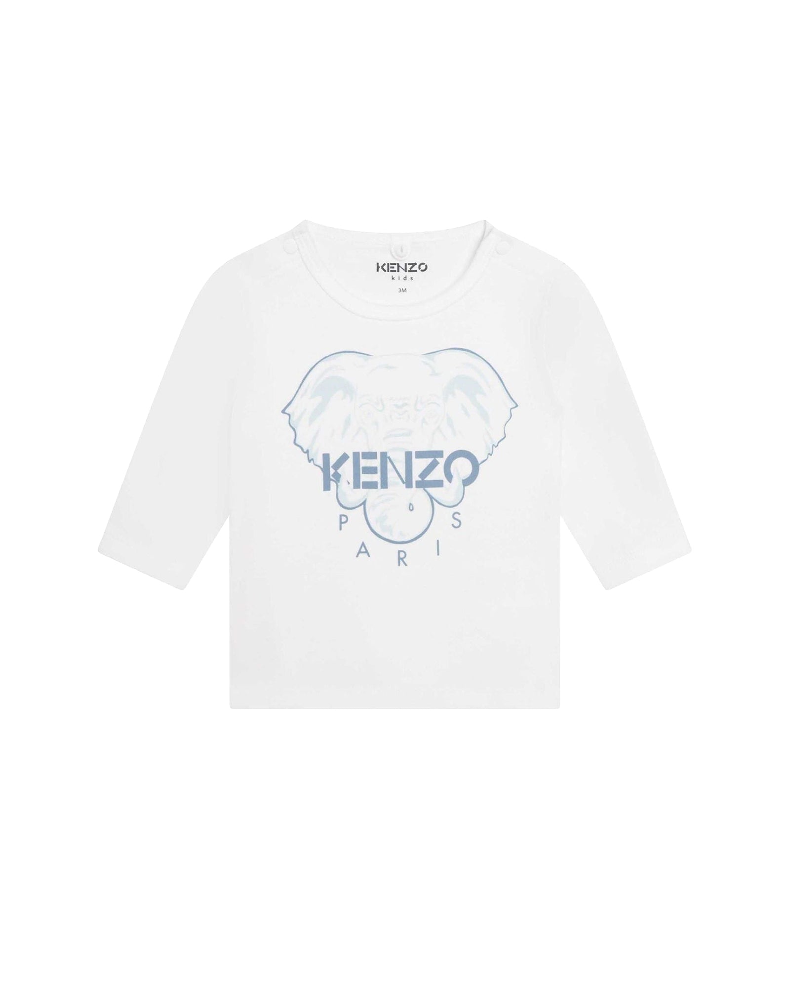 T-shirt à manches longues en interlock - Blanc