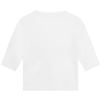 T-shirt à manches longues en interlock - Blanc
