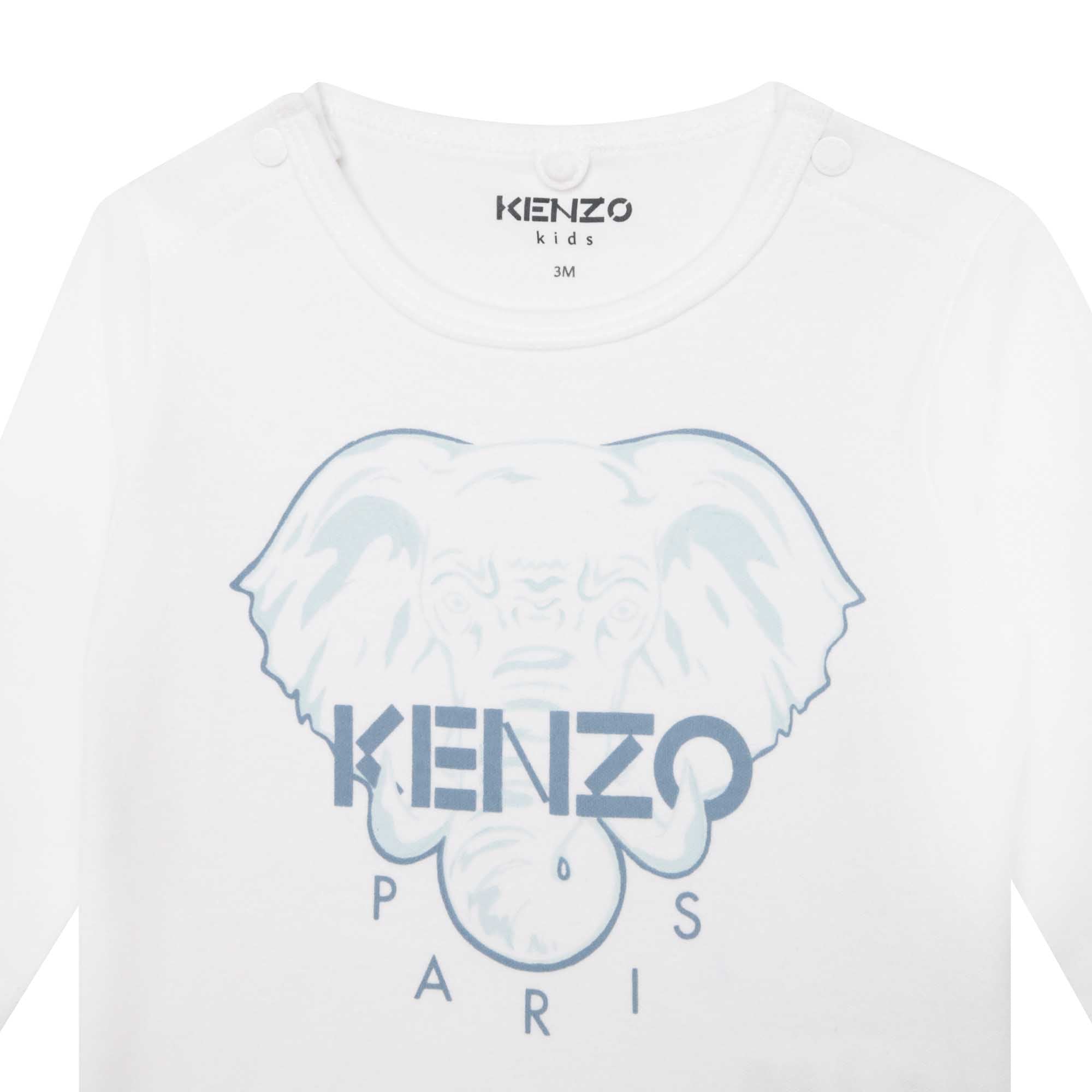 T-shirt à manches longues en interlock - Blanc