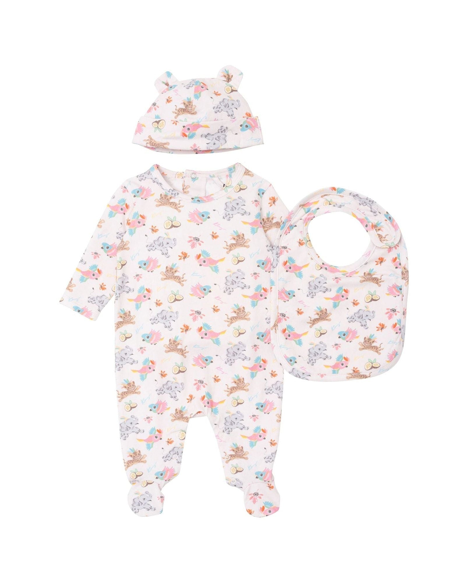 Ensemble pyjama bavoir et bonnet - Loukoum