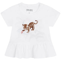 Ensemble t-shirt manches courtes et short - Blanc