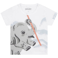 Ensemble t-shirt manches courtes et short - Blanc