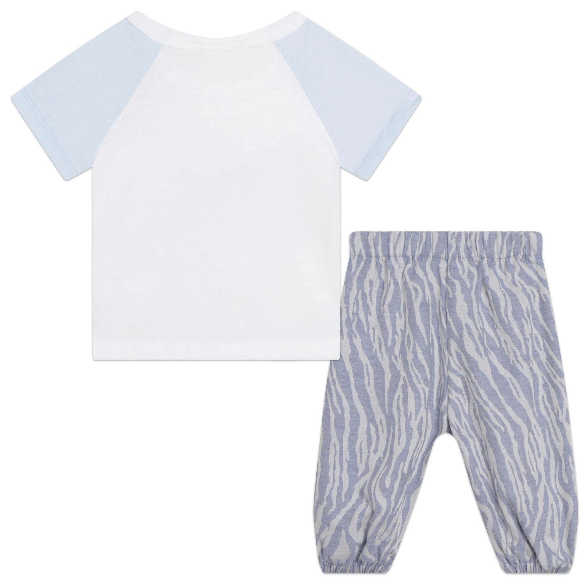Short-sleeved T-shirt and trousers set - Blue Bell