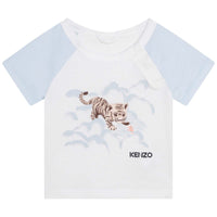 Short-sleeved T-shirt and trousers set - Blue Bell
