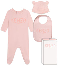 Ensemble de pyjama en coton - Rose poudre