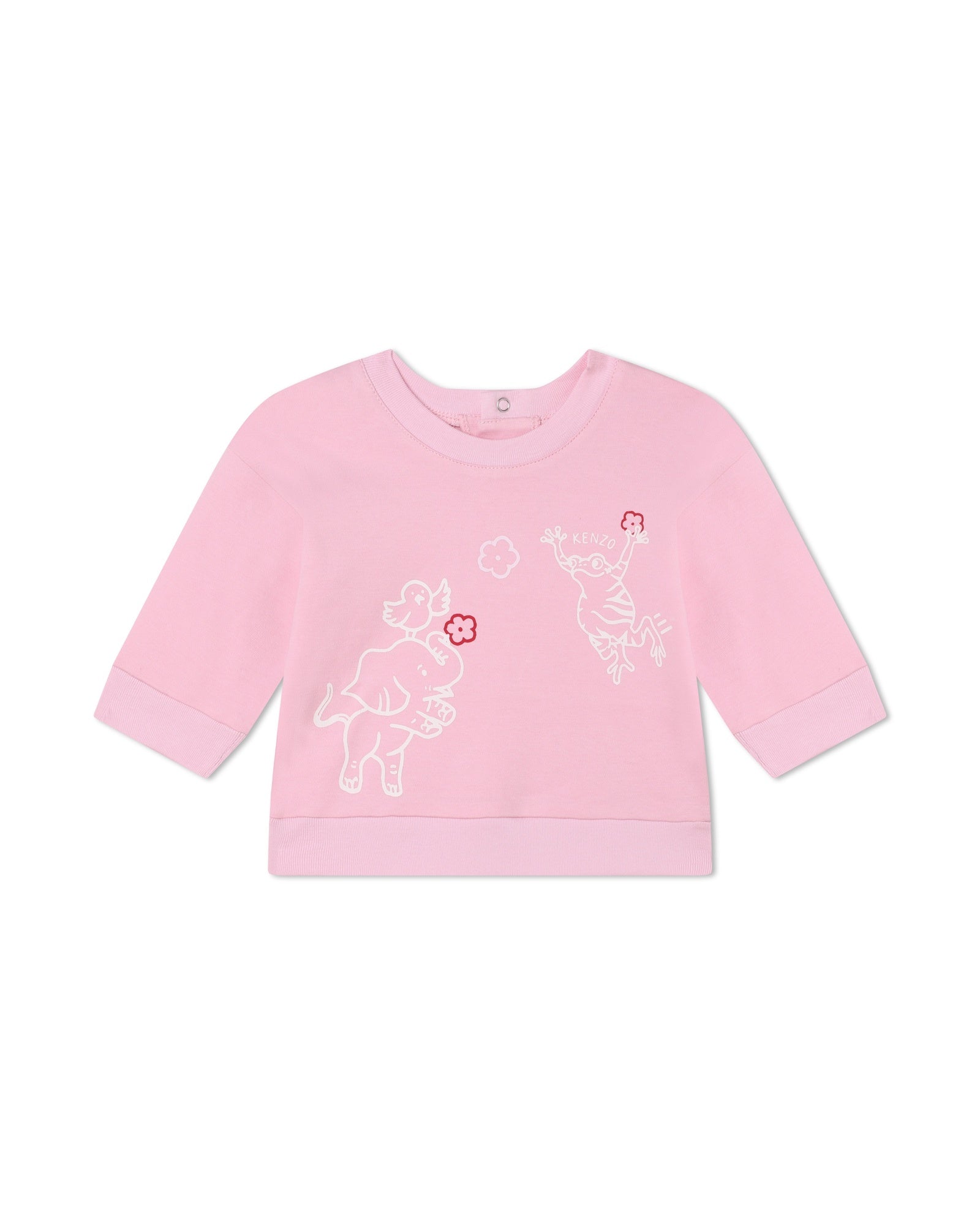 Cotton sweatshirt and trousers set - Magnolia