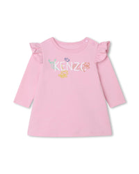 Cotton dress, leggings and bandeau set - Magnolia