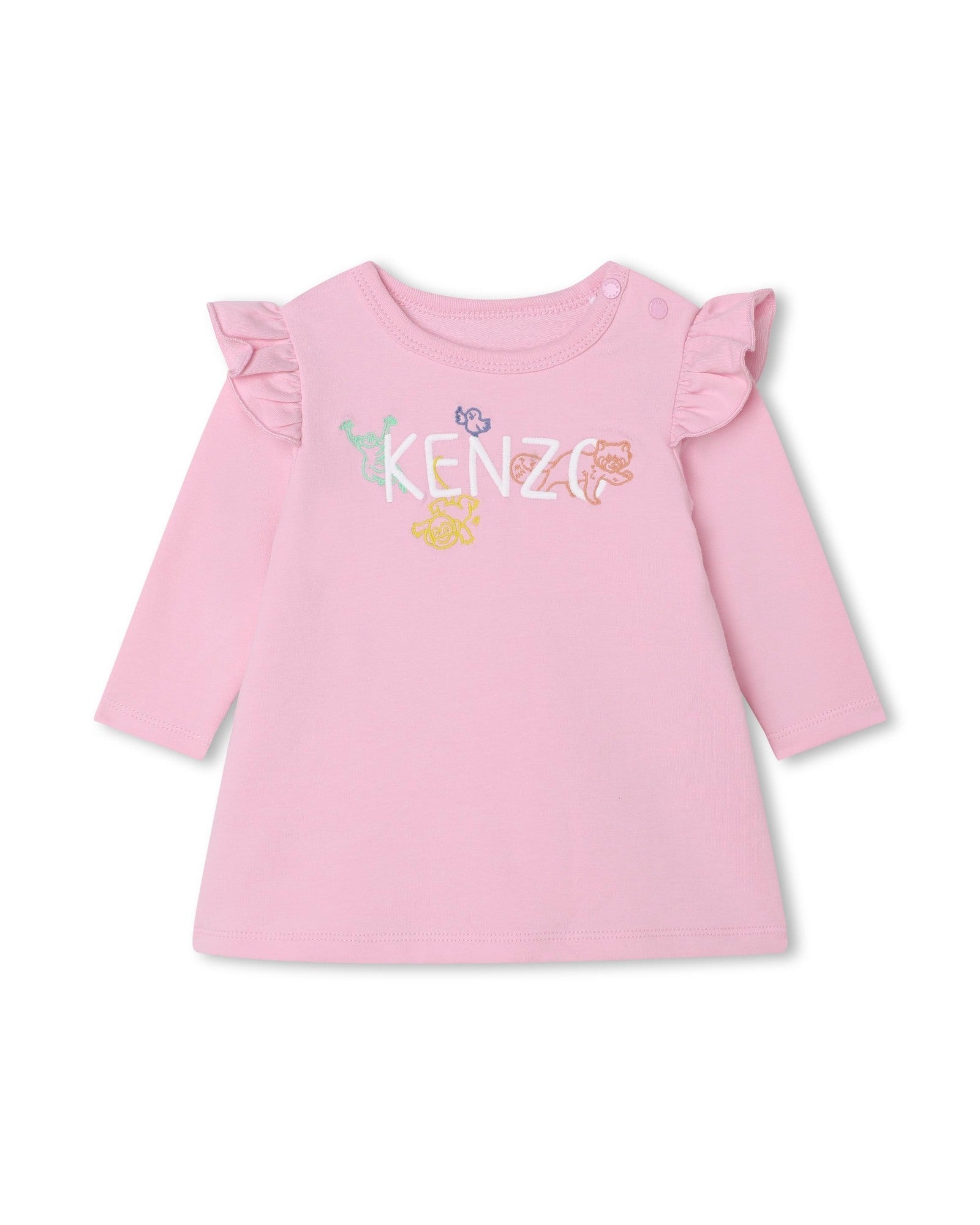Cotton dress, leggings and bandeau set - Magnolia