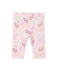 Cotton dress, leggings and bandeau set - Magnolia