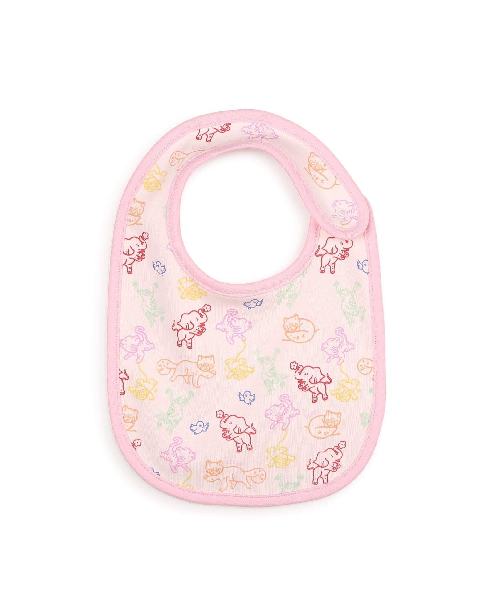 Ensemble pyjama & bavoir et bonnet en coton - Dragée