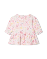 Cotton dress and legging set - Dragée
