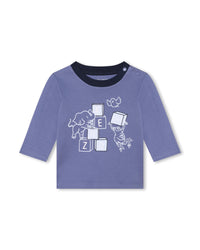 Ensemble t-shirt et pantalon en coton - Ocean Blue