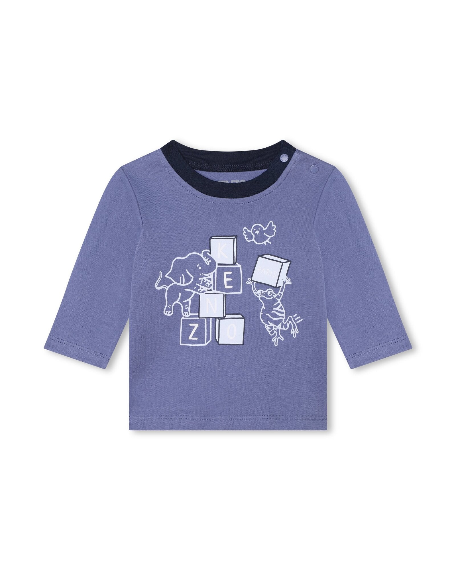 Ensemble t-shirt et pantalon en coton - Ocean Blue
