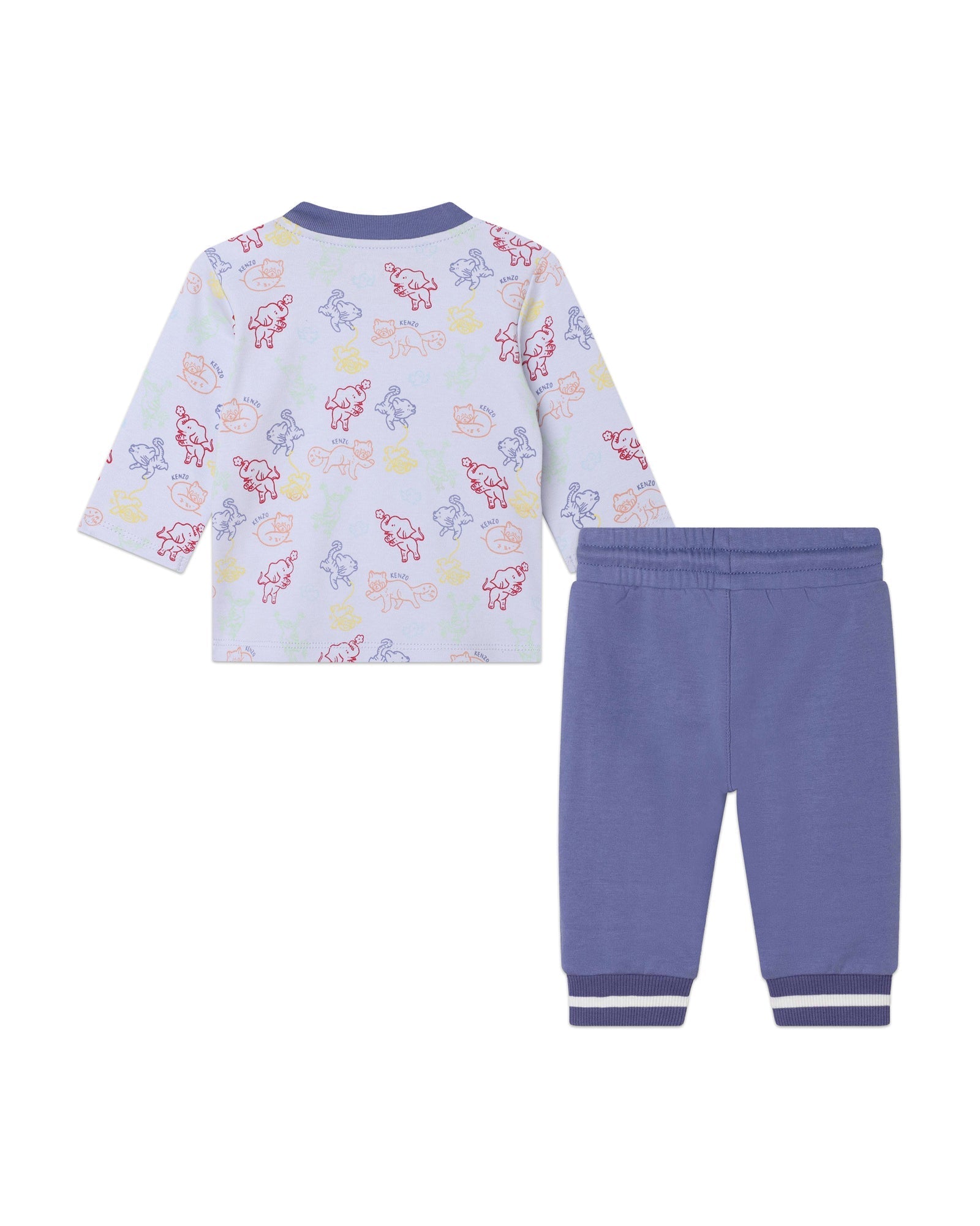 Ensemble t-shirt et pantalon en coton - Ciel