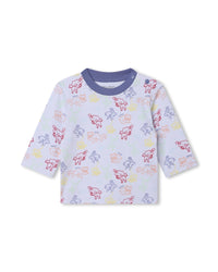 Ensemble t-shirt et pantalon en coton - Ciel