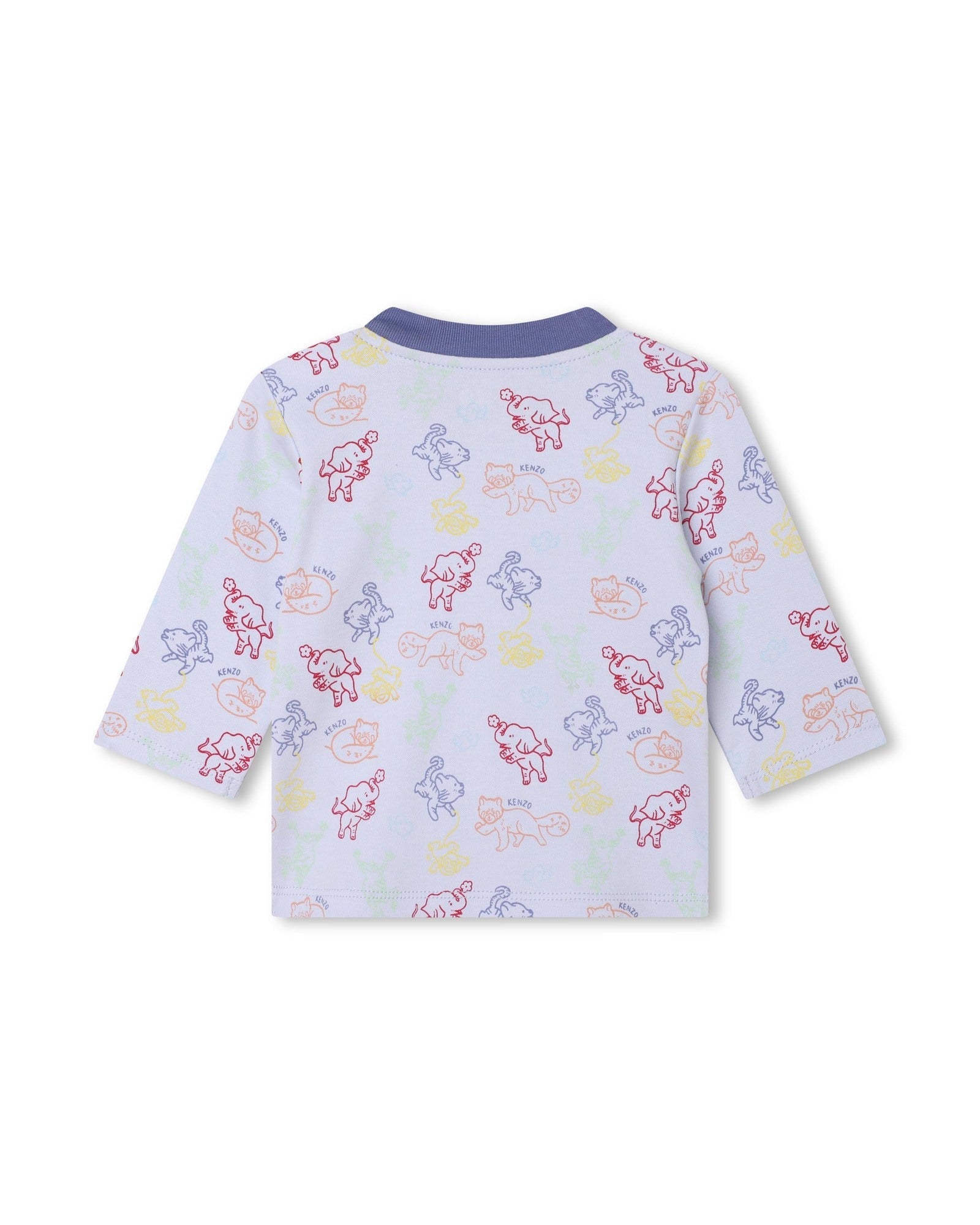 Ensemble t-shirt et pantalon en coton - Ciel