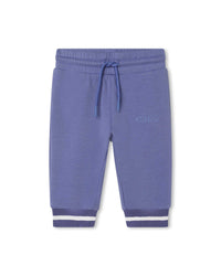 Cotton t-shirt and trousers set - Ciel