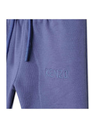 Cotton t-shirt and trousers set - Ciel