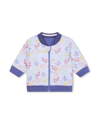Ensemble cardigan et pantalon en coton - Ciel