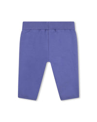 Ensemble cardigan et pantalon en coton - Ciel