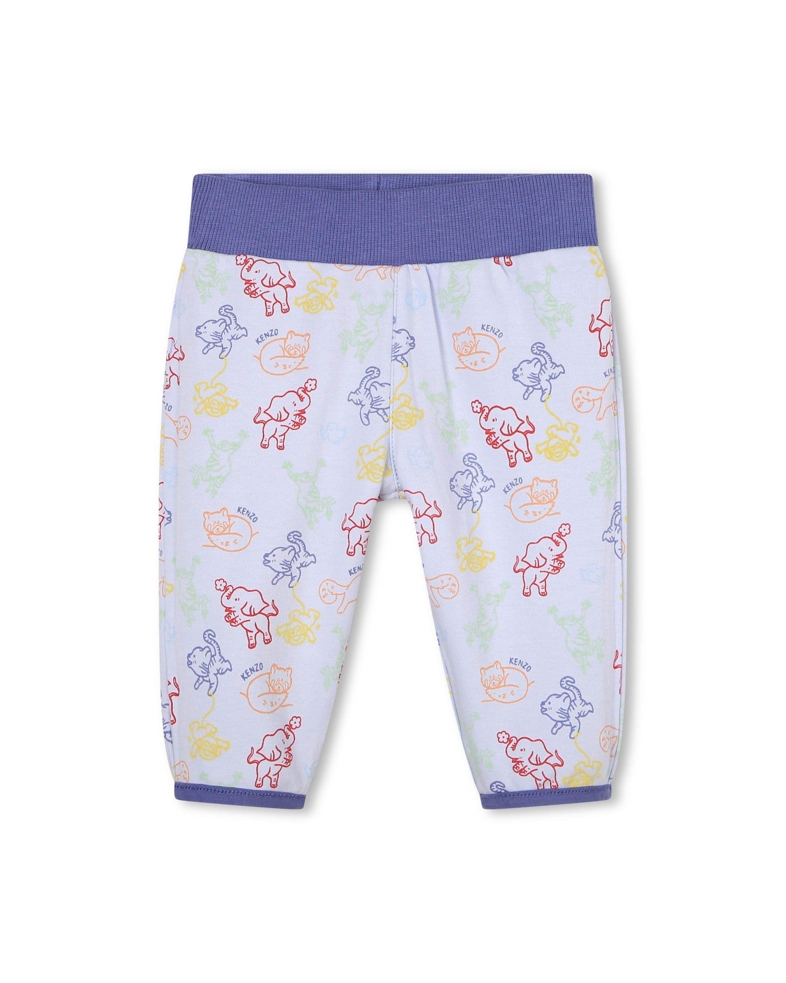Ensemble cardigan et pantalon en coton - Ciel