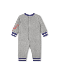 Combinaison et bonnet en coton - Gris Clair