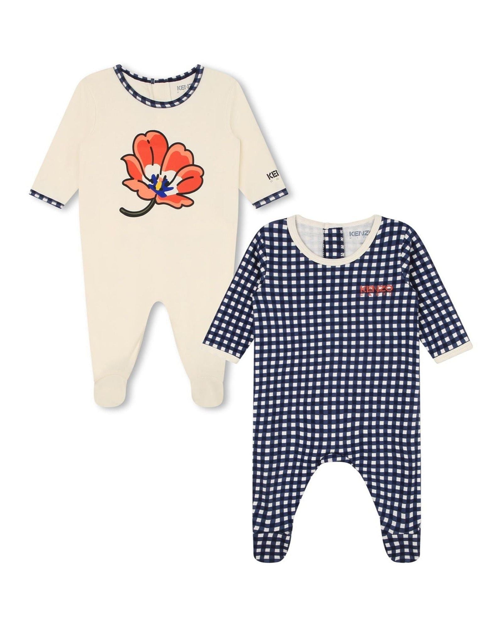 Set of 2 cotton pyjamas - Ivory