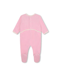 Cotton pyjama & bib and bonnet set - Magnolia