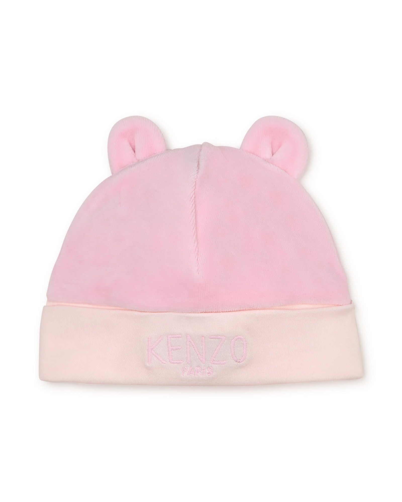 Cotton pyjama & bib and bonnet set - Magnolia