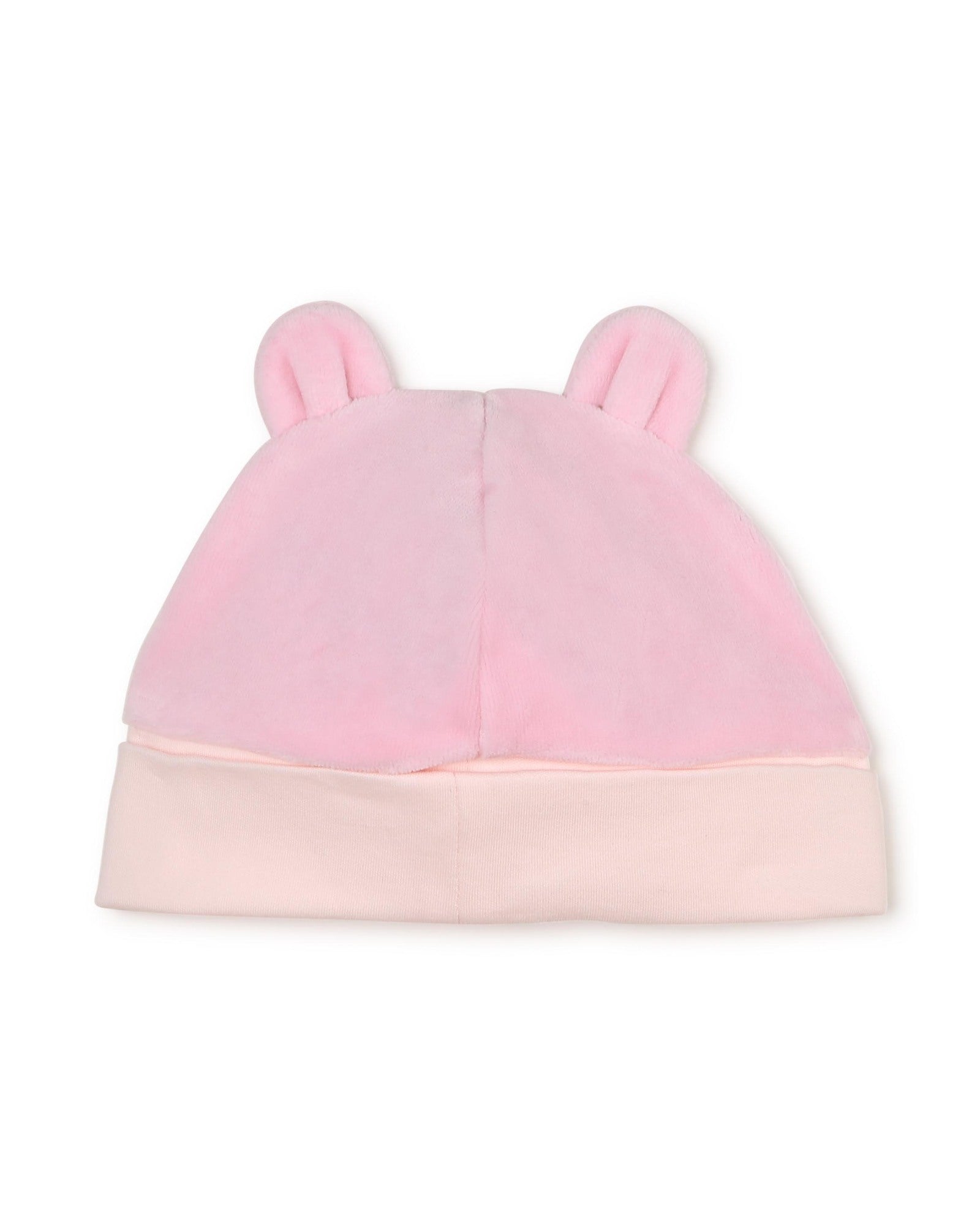 Cotton pyjama & bib and bonnet set - Magnolia