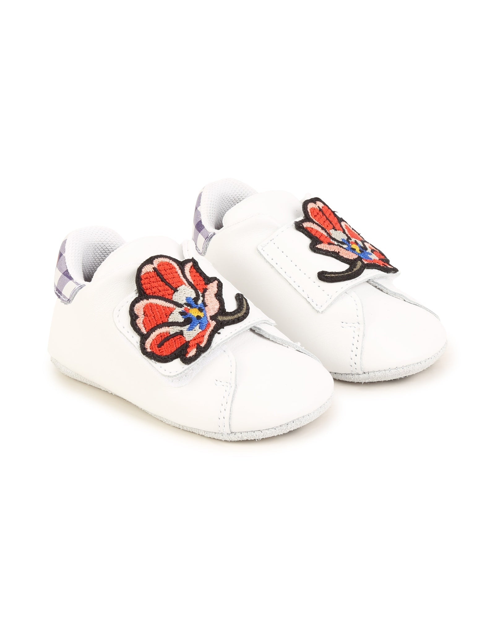 Chaussons en cuir - Ivoire