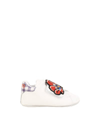Chaussons en cuir - Ivoire