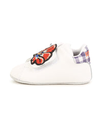 Chaussons en cuir - Ivoire