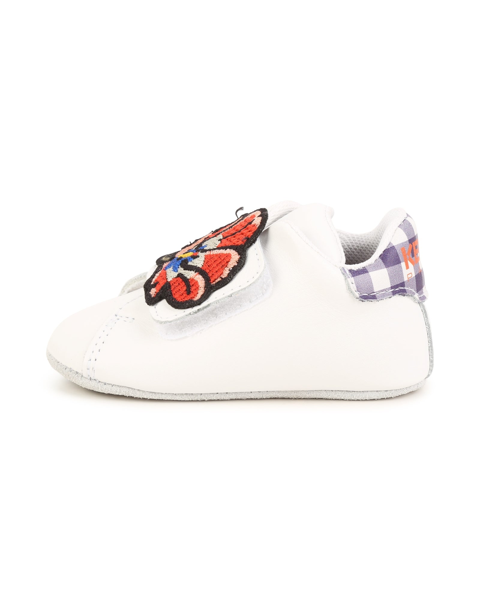 Chaussons en cuir - Ivoire