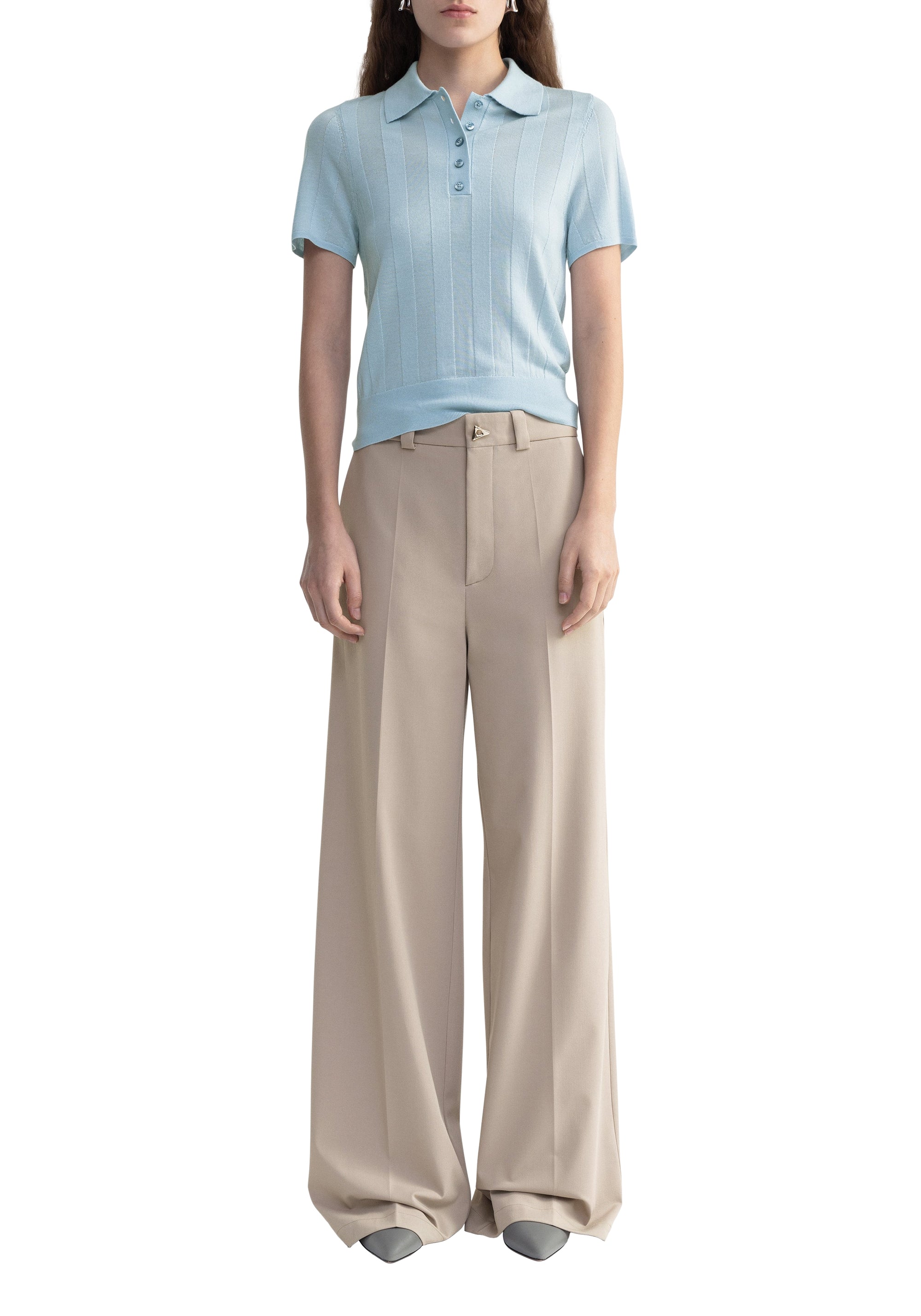 Pantalon large Kai - Ash