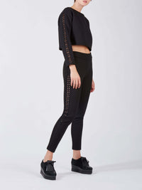 Black / Legging Kakao