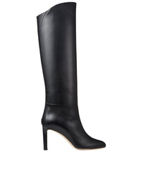 Karter 85 mid-high leather boots - Black