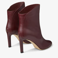 Bottines Karter 85 en cuir - Burgundy
