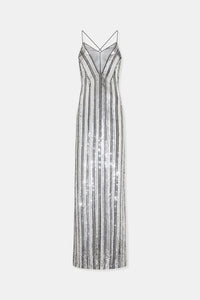 Robe longue Kate - Silver