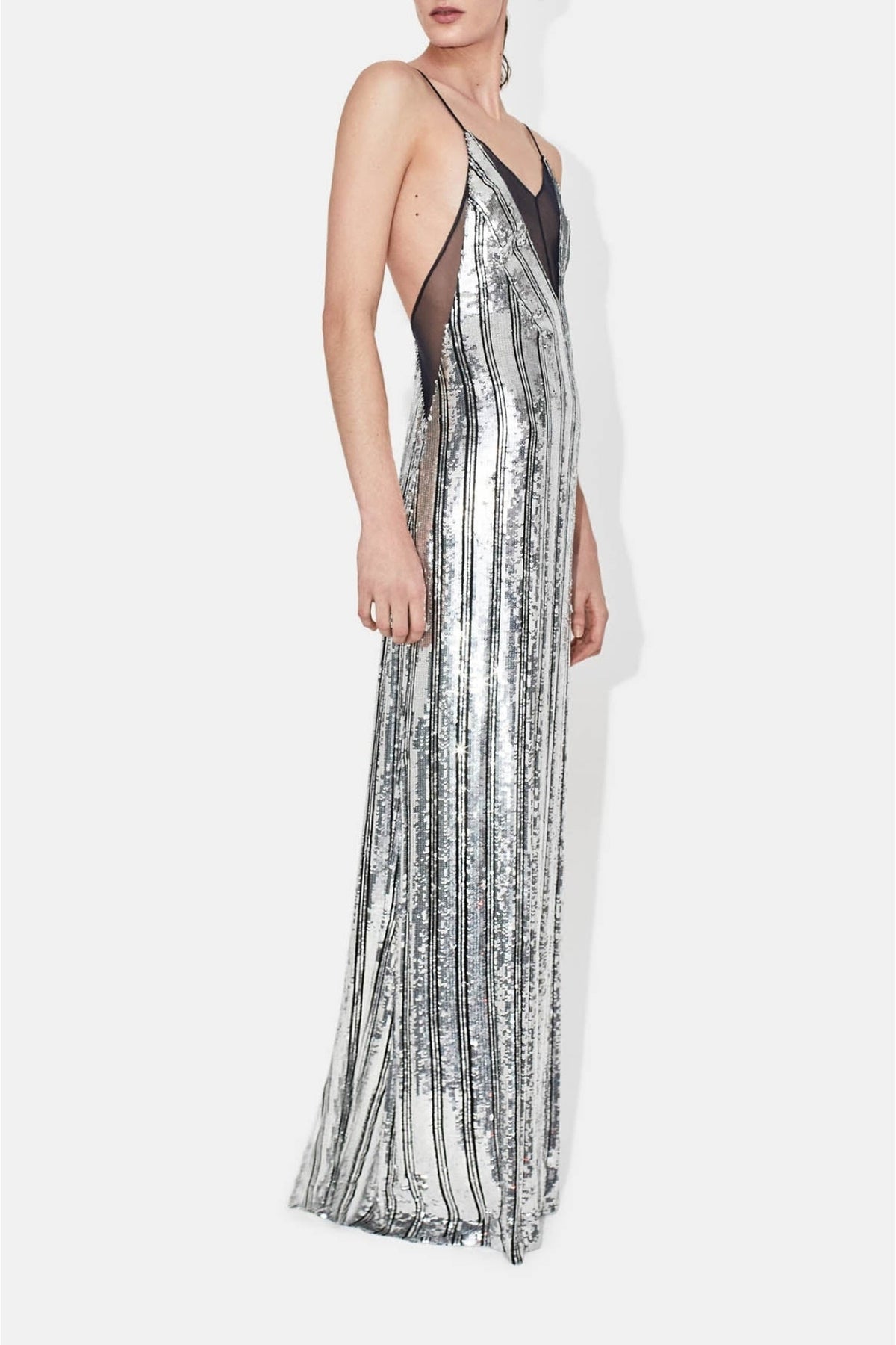 Kate Maxi Dress - Silver