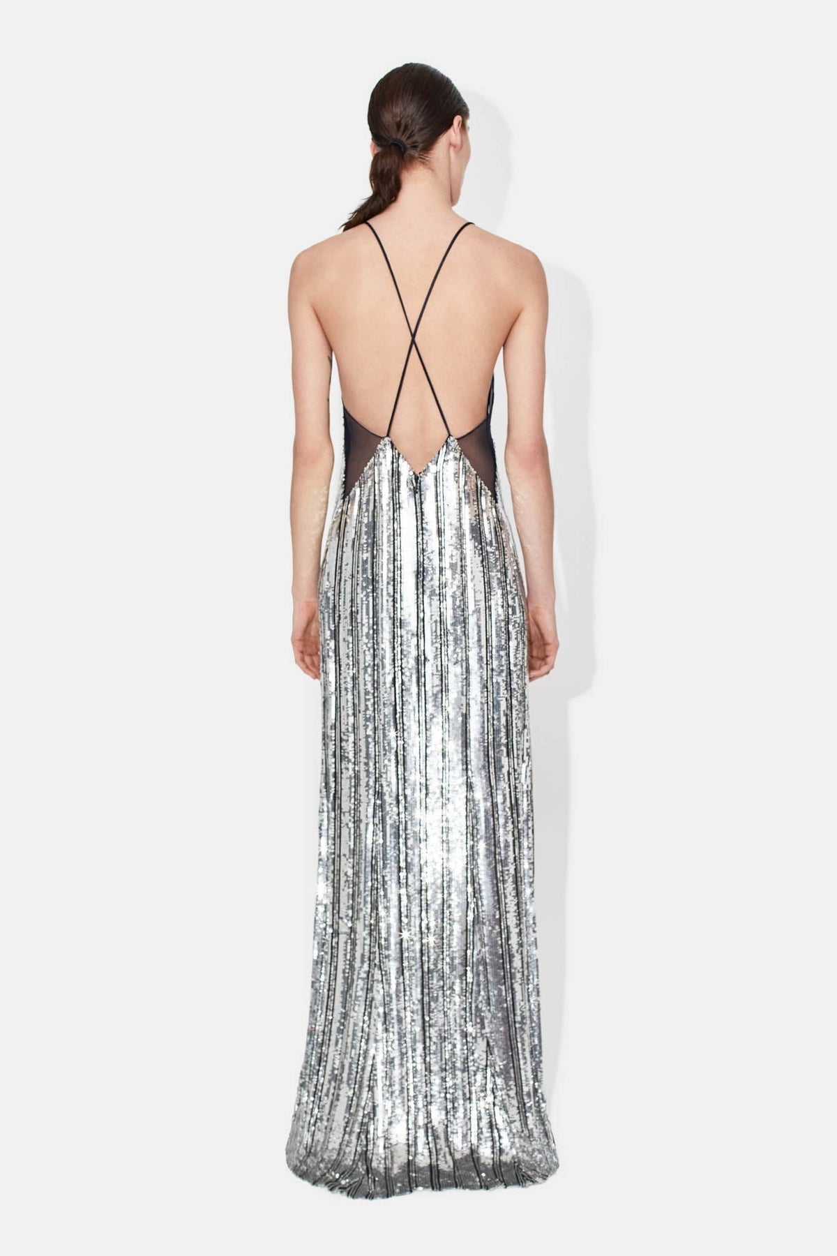 Robe longue Kate - Silver