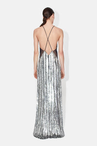 Kate Maxi Dress - Silver