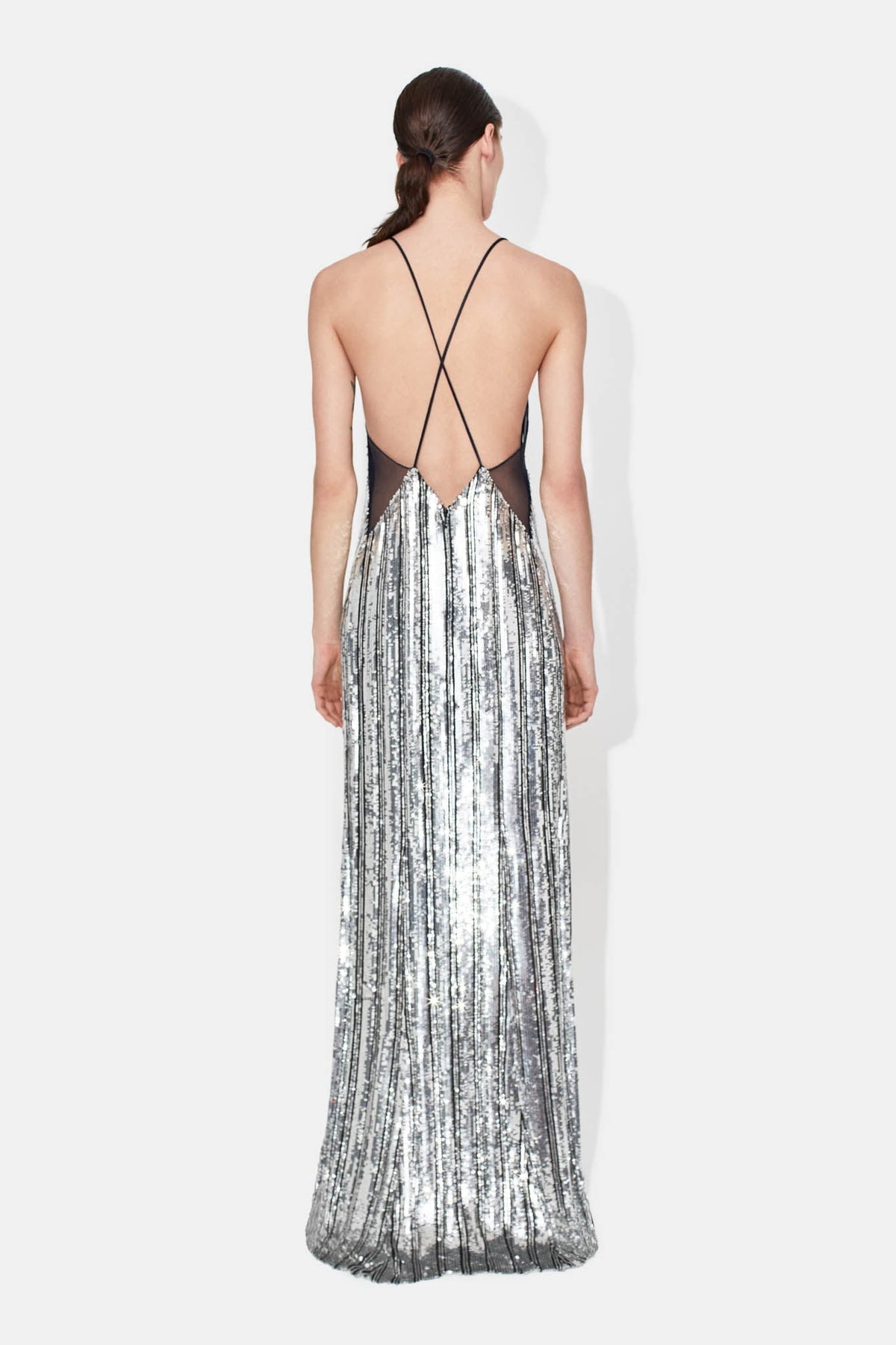 Kate Maxi Dress - Silver