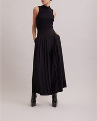 Pull sans manche Katixa en maille - Black
