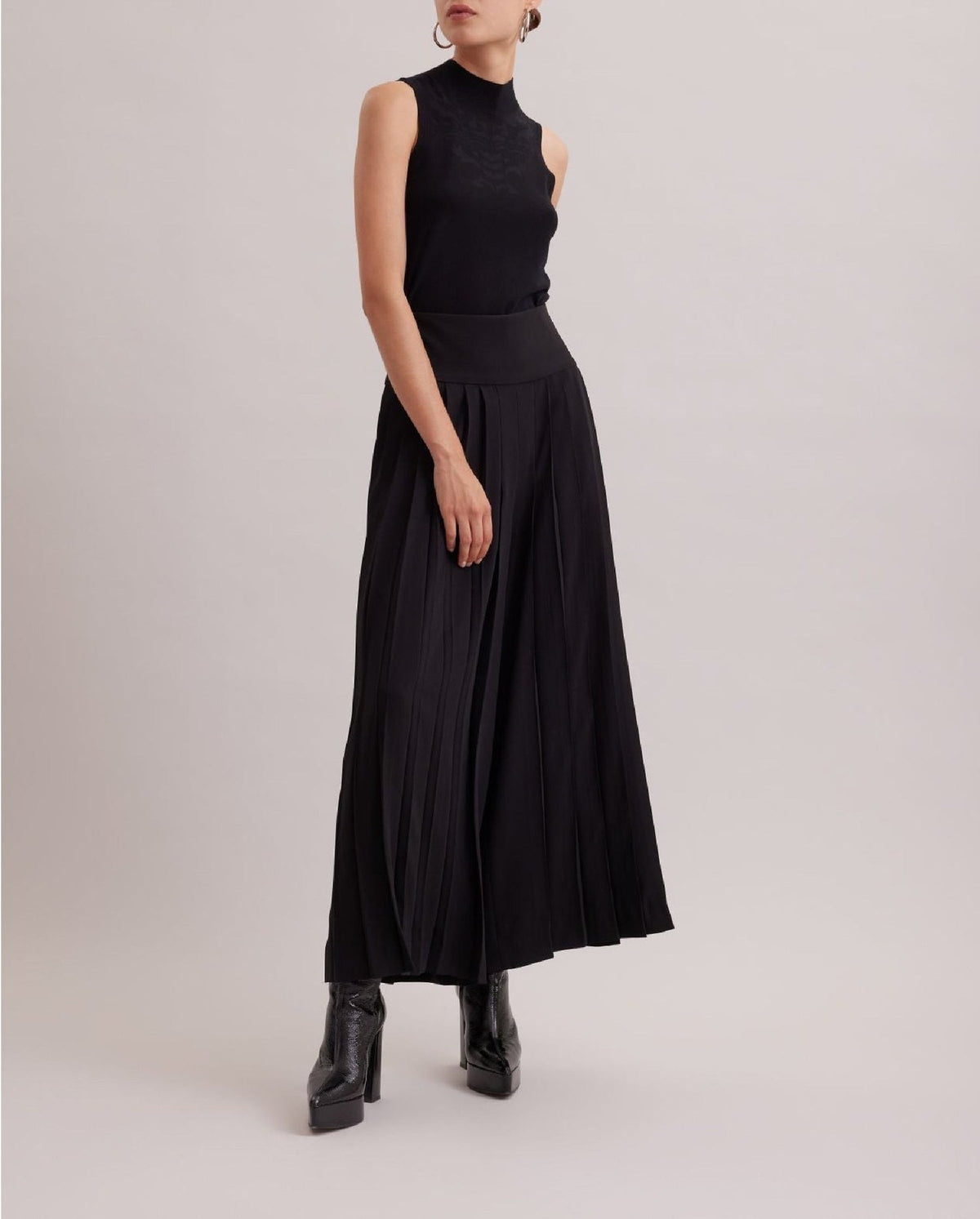 Pull sans manche Katixa en maille - Black