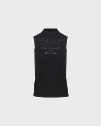 Pull sans manche Katixa en maille - Black